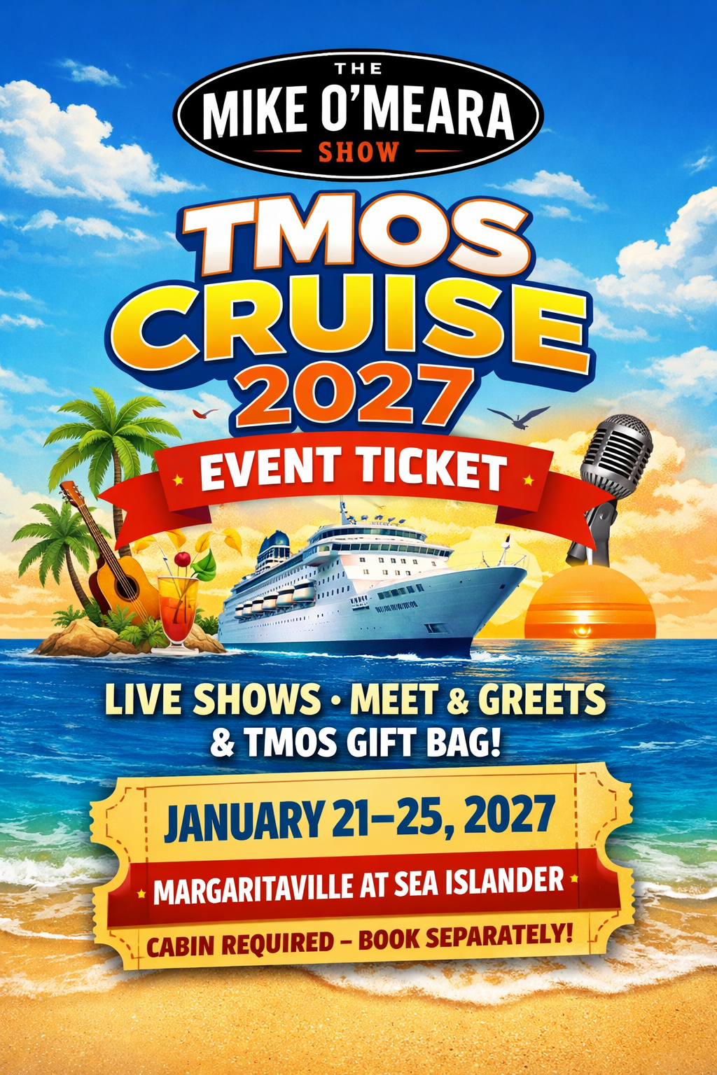 TMOS Cruise 2027 Event Ticket