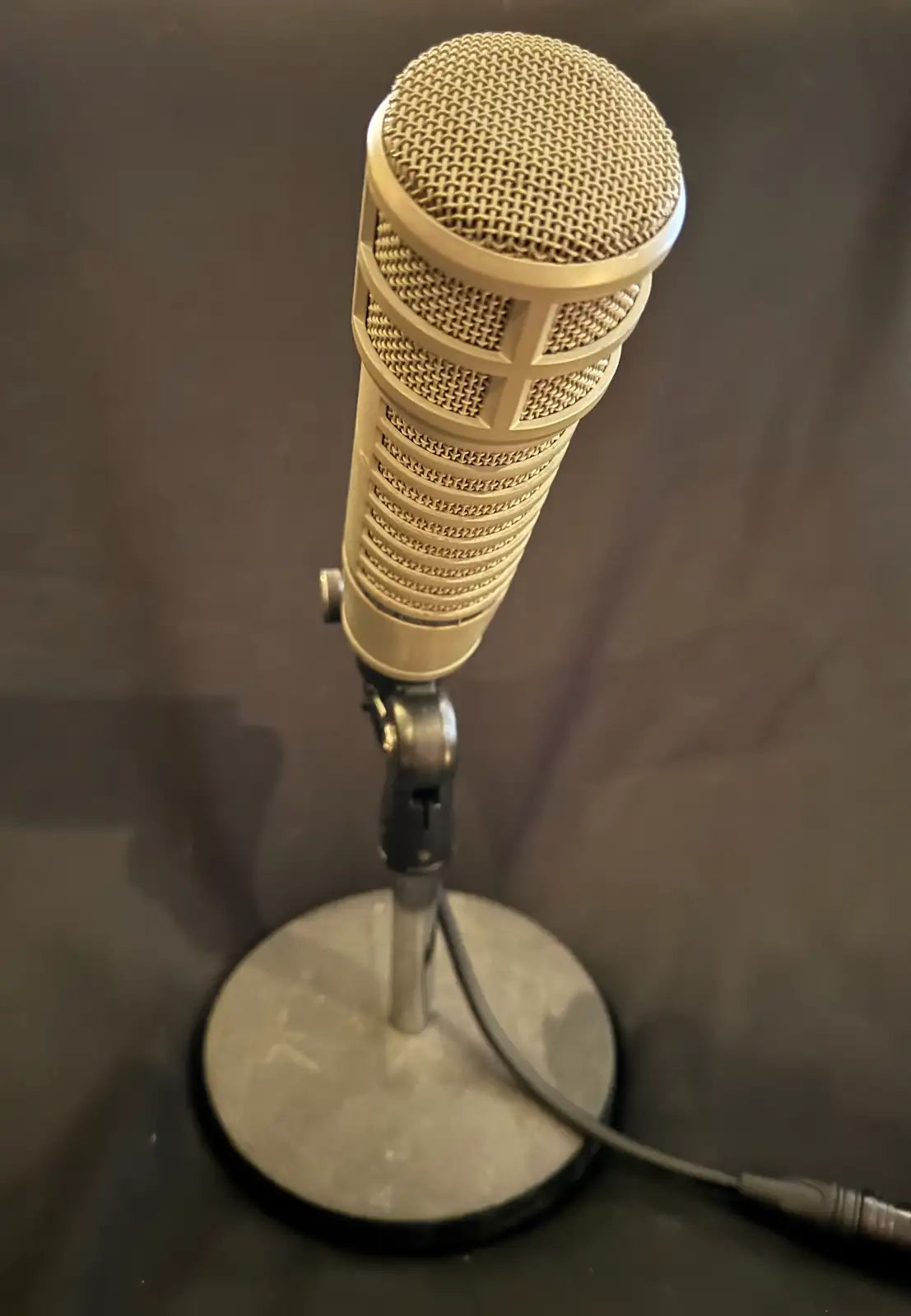The Greaseman's personal Electovoice RE-20 microphone