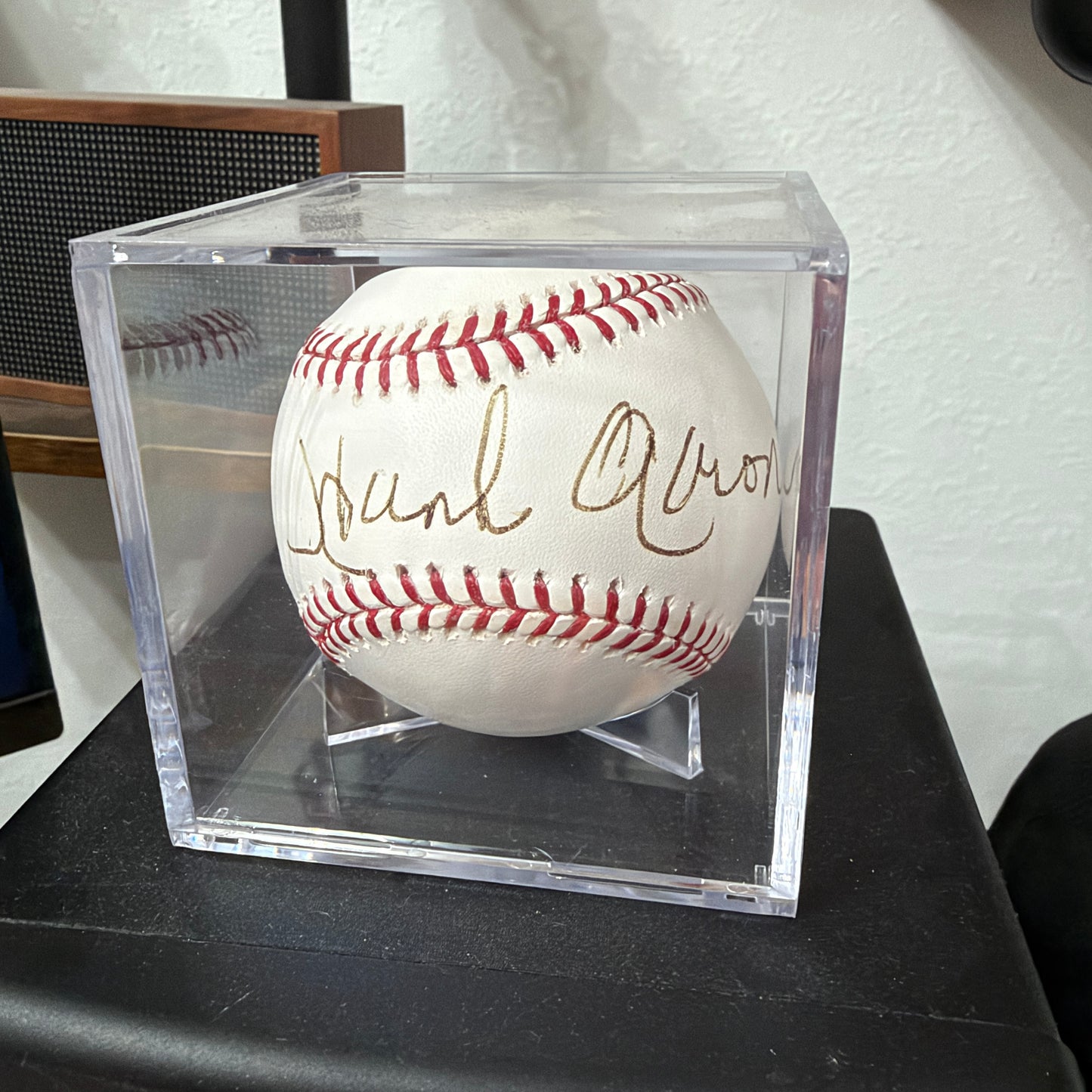 Hank Aaron Signed Baseball