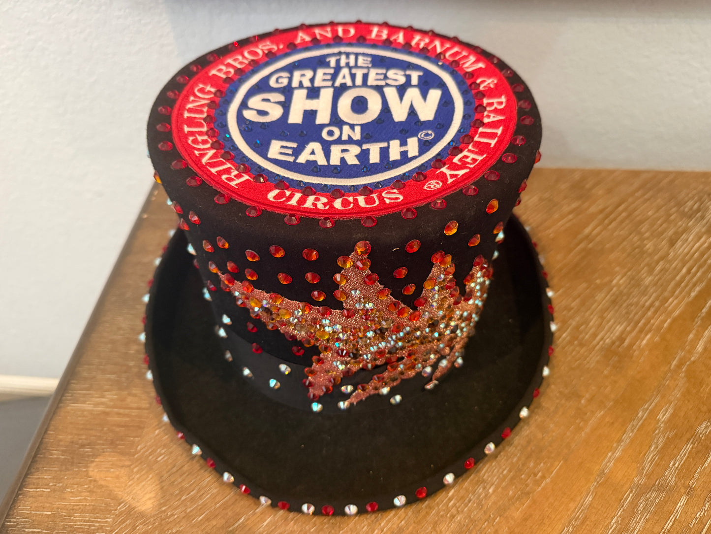 Ringling Bros Barnum & Bailey Circus Rhinestone Top Hat Greatest Show on Earth Costume