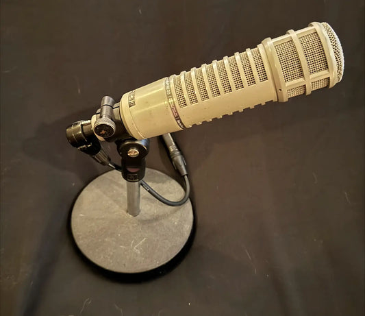 The Greaseman's personal Electovoice RE-20 microphone