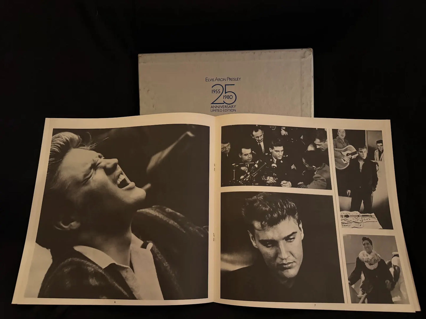 Elvis Presley out-of-print, limited edition 8 LP box set and autographed book