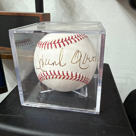 Hank Aaron Signed Baseball